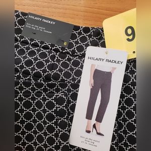 Hilary Radley women’s pants size 6.  27" inseam... slim leg... sits at the waist